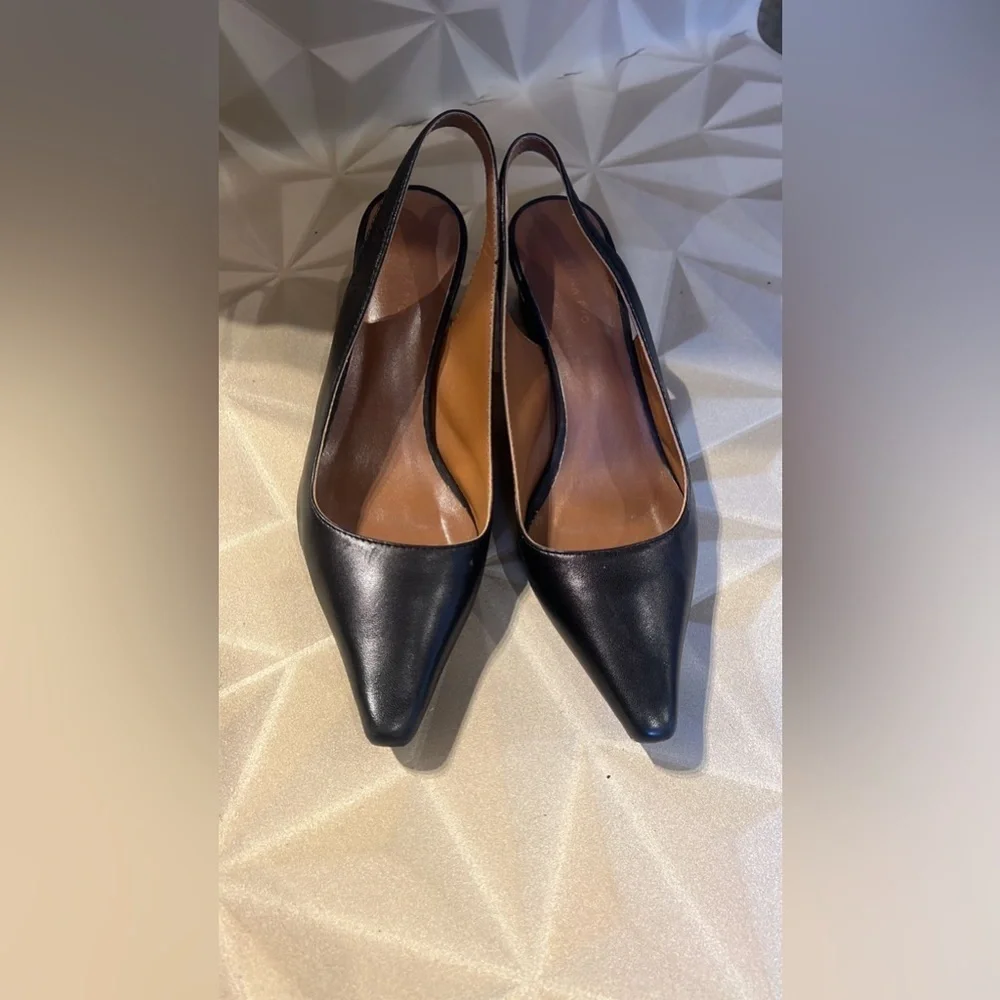 Rejina Pyo Black Slingback Heels size 37